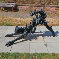 Skulpturenpark Heidelberg, Germany<br>
"Stroke" von William Kentridge Stroke (Heidelberg, Germany 2026)