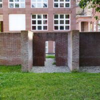 Badische Landesbibliothek Karlsruhe, Germany<br>
"Ohne Titel" von Per Kirkeby Ohne Titel (Karlsruhe, Germany)