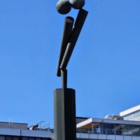 Ludwigshafen, Germany<br>
"Große Zwei XVII" von Fritz Koenig Große Zwei XVII (Ludwigshafen, Germany)