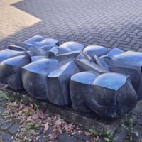 Stadtallendorf, Germany<br>
"Große Landschaft II" von Fritz Koenig Große Landschaft II (Stadtallendorf, Germany)