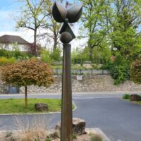Behördenzentrum Schweinfurt, Germany<br>
"Flora V" von Fritz Koenig Flora V (Schweinfurt, Germany)