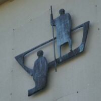 Maxwehr Landshut, Germany<br>
"Schiffer" von Fritz Koenig Schiffer (Landshut, Germany)