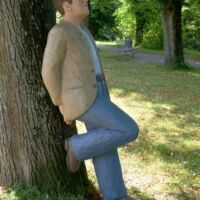 Mann am Baum (Salzkotten, Germany)