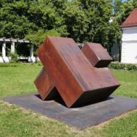 Badstraße Landshut, Germany<br>
"Zueinander B" von Alf Lechner Zueinander B (Landshut, Germany)