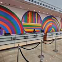 Marina Bay Sands, Singapore<br>
"Wall Drawing #917" von Sol LeWitt Wall Drawing #917 (Marina Bay Sands, Singapore)