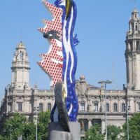 Barcelona, Spain<br>
"El Cap de Barcelona" von Roy Lichtenstein El Cap de Barcelona (Barcelona, Spain)
