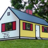 National Gallery of Art Sculpture Garden Washington D.C.<br>
"House I" von Roy Lichtenstein House I (Washington D.C.)