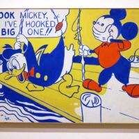 National Gallery of Art East Building Washington D.C.<br>
"Look Mickey" von Roy Lichtenstein Look Mickey (Washington D.C.)
