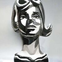 St. Louis Art Museum, Missouri<br>
"Black and White Head" von Roy Lichtenstein Black and White Head (St. Louis Art Museum, Missouri)