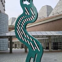 Millenia Walk, Singapore<br>
"Six Brushstrokes" von Roy Lichtenstein Six Brushstrokes (Singapore)
