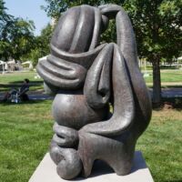 Mildred Lane Kemper Art Museum St. Louis, Missouri<br>
"Mother and Child" von Jacques Lipchitz Mother and Child (St. Louis, Missouri)