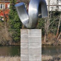 Schleuseninsel Schweinfurt, Germany<br>
"Anker" von Martin und Brigitte Matschinsky-Denninghoff Anker (Schweinfurt, Germany)