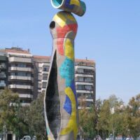 Barcelona, Spain<br>
"Dona i Ocell" von Joan Miró Dona i Ocell (Barcelona, Spain)