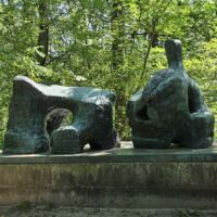Kröller-Müller Museum Otterlo, the Netherlands<br>
"Two Piece Reclining Figure No. 2" von Henry Moore Two Piece Reclining Figure No. 2 (Otterlo, the Netherlands)
