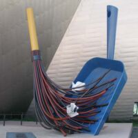 Art Museum of Denver, Colorado<br>
"The Big Sweep" von Claes Oldenburg The Big Sweep (Denver, Colorado)