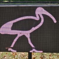 National Gallery of Victoria Melbourne<br>
"Australian Birds" von Julian Opie Australian Birds (Melbourne, Victoria)