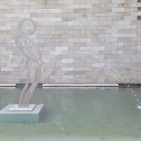 National Gallery of Victoria Melbourne<br>
"Peeing Boy" von Julian Opie Peeing Boy (Melbourne, Victoria)