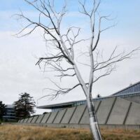Olympic Sculpture Park Seattle, Washington<br>
"Split" von Roxy Paine Split (Seattle, Washington)