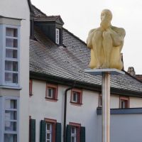 Altstadt Bamberg, Germany<br>
"Air-Earth" von Jaume Plensa Air-Earth (Bamberg, Germany)
