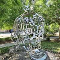 Charlotte, North Carolina<br>
"Ainsa III" von Jaume Plensa Ainsa III (Charlotte, North Carolina)