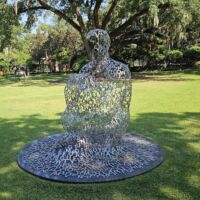 Sydney and Walda Besthoff Sculpture Garden New Orleans, Louisiana<br>
"Overflow" von Jaume Plensa Overflow (New Orleans, Louisiana)