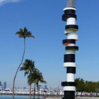 South Pointe Park Miami Beach, Florida<br>
“Obstinate Lighthouse" von Tobias Rehberger Obstinate Lighthouse (Miami Beach, Florida)