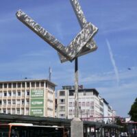 Ludwigshafen, Germany<br>
"Conversation II" von George Rickey Conversation II (Ludwigshafen, Germany)