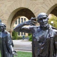 Stanford University Palo Alto, California<br>
"Burghers of Calais" von Auguste Rodin Burghers of Calais (Palo Alto, California)