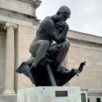 Cleveland Museum of Art Cleveland, Ohio<br>
"The Thinker" von Auguste Rodin The Thinker (Cleveland, Ohio)