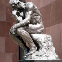 Skulpturenpark Kunsthalle Bielefeld, Germany<br>
"The Thinker" von Auguste Rodin The Thinker (Bielefeld, Germany)