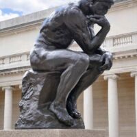 Legion of Honor Fine Arts Museum San Francisco, California<br>
"The Thinker" von Auguste Rodin The Thinker (San Francisco, California)