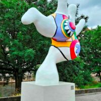 Skulpturenmeile Hannover, Germany<br>
“Die drei Nanas” von Niki de Saint Phalle Die drei Nanas - Sophie (Hannover, Germany)