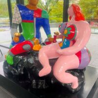 Citygarden St. Louis, Missouri<br>
"Adam and Eve" von Niki de Saint Phalle Adam and Eve (St. Louis, Missouri)