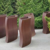 Olympic Sculpture Park Seattle, Washington<br>
"Wake" von Richard Serra Wake (Seattle, Washington)