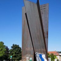 Campus Saarbrücken, Germany<br>
"Torque" von Richard Serra Torque (Saarbrücken, Germany)