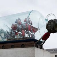 National Maritime Museum London, Great Britain<br>
„Nelson’s Ship in a Bottle“ von Yinka Shonibare Nelson’s Ship in a Bottle (London, Great Britain)