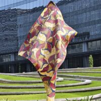 Mapletree Business City, Singapore<br>
"Wind Sculpture I" von Yinka Shonibare Wind Sculpture I (Singapore)