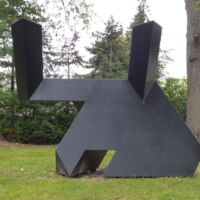 Toledo Museum of Art Toledo, Ohio<br>
"Moses" von Tony Smith Moses (Toledo, Ohio)