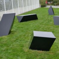 Olympic Sculpture Park Seattle, Washington<br>
"Wandering Rocks" von Tony Smith Wandering Rocks (Seattle, Washington)