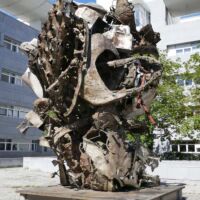 Avenue John F. Kennedy Luxembourg<br>
"Sarreguemines" von Frank Stella Sarreguemines (Luxembourg)