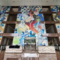 Millenia Tower, Singapore<br>
"Rising" von Frank Stella Rising (Millenia Tower, Singapore)