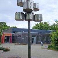 Schule am Göteborgring Kiel, Germany<br>
"Bewegliche Plastik II" von Günter Tollmann Bewegliche Plastik II (Kiel, Germany)