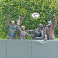 The Green Bay Packers in Green Bay, Wisconsin