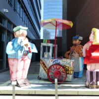 Sculpture Milwaukee on Wisconsin Avenue in Milwaukee, Wisconsin