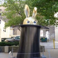 Sculpture Milwaukee on Wisconsin Avenue in Milwaukee, Wisconsin