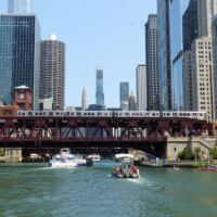 Riverfront in Chicago, Illinois