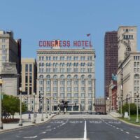 Congress Hotel im Grant Park in Chicago, Illinois
