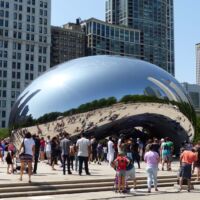 "Cloud Gate" (The Bean) von Anish Kapoor