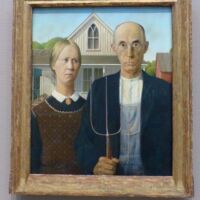"American Gothic" von Grant Wood