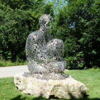 Frederik Meijer Gardens in Grand Rapids, Michigan<br>
"I, You, She or He" von Jaume Plensa I, You, She or He (Grand Rapids, Michigan)